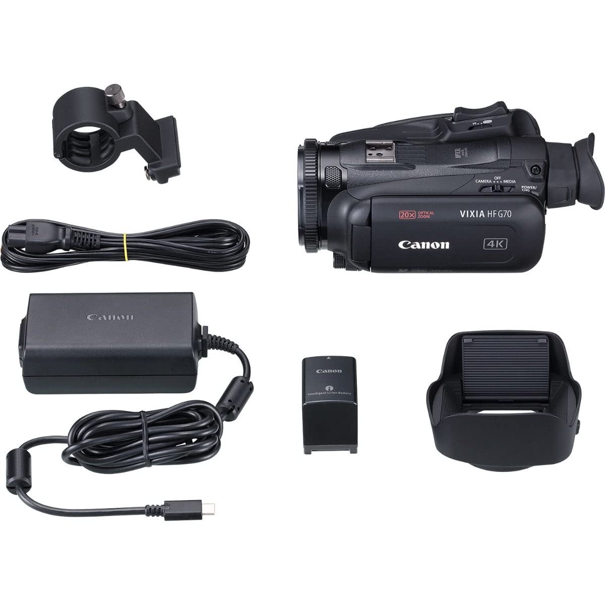 Canon VIXIA HF G70 4K Camcorder with 20x Optical Zoom