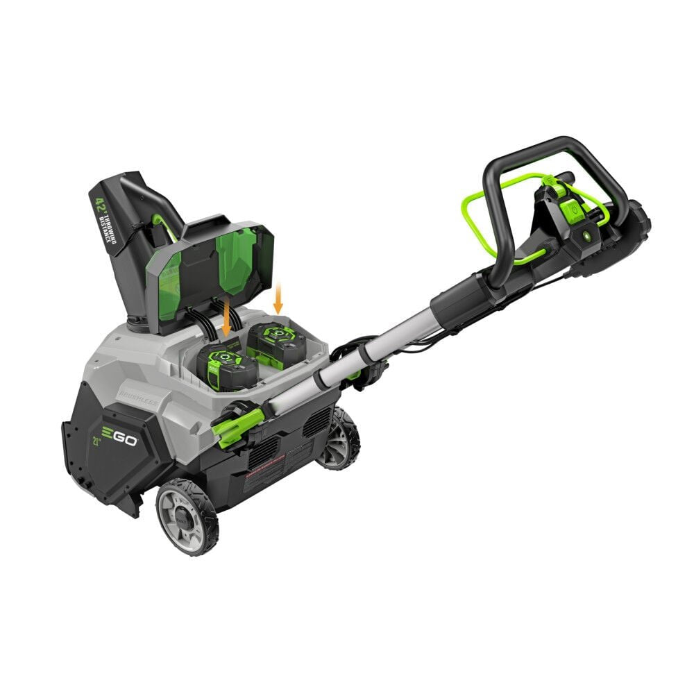 EGO Power+ SNT2122 21″ Single-Stage Snow Blower with Peak Power, (2) 4.0Ah Batteries and 320W Charger