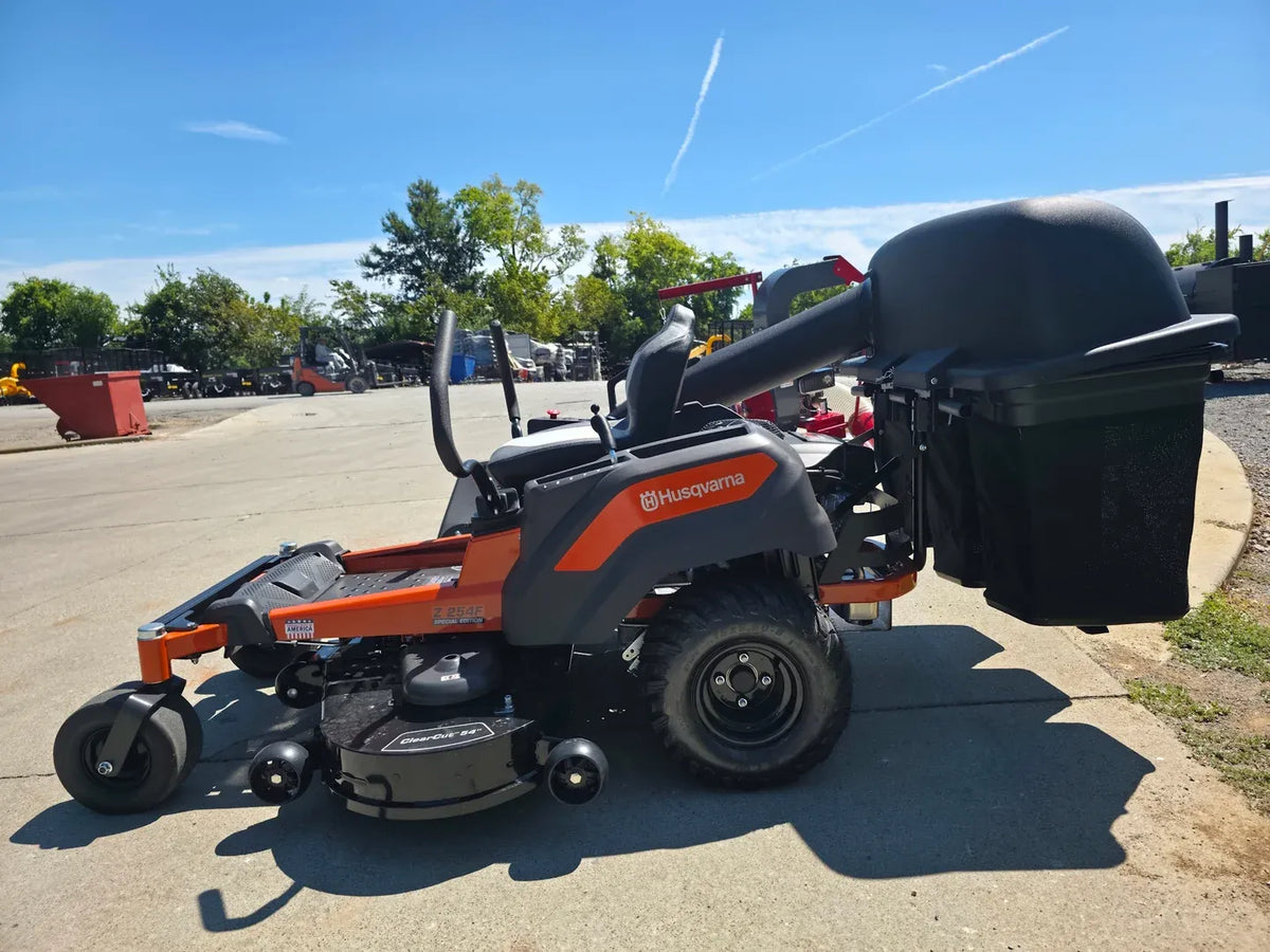 Husqvarna Z254F Special Edition Zero Turn Mower 23HP KAW with 591111401 Triple Bagger