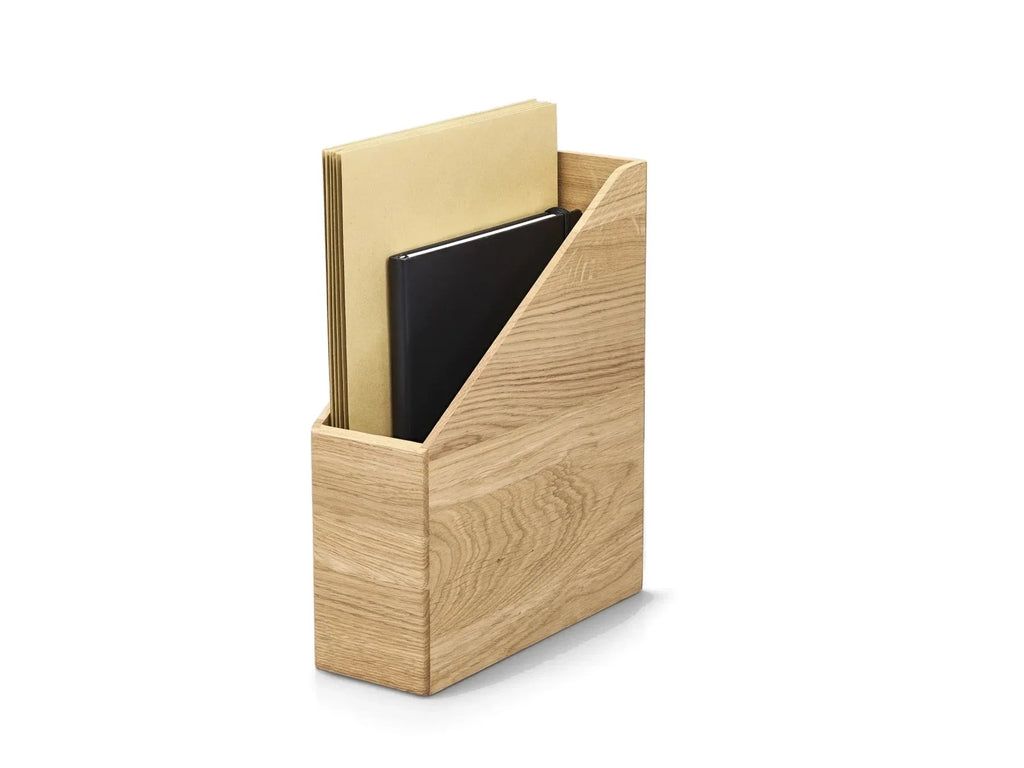 Solid wood A4 document holder in oak