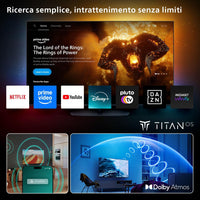 55PUS7200 4K LED Smart TV - Display 55'' with Platform Titan OS, Pixel Precise Ultra HD and Dolby Atmos Sound - Works with Alexa and Google Voice Assistant