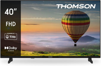 compare product Thomson 40 Inch (100 cm) FHD Smart TV, Wi-Fi, Voice Control, HDR10, Dolby Audio, Triple-Tuner (Cable/Satellite/Antenna), HDMI, USB, 1 GB RAM, 4 GB Flash - 40FT2S35