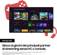 Smart Monitor M5 (S32DM502), Flat 32'', 1920x1080 (Full HD), Smart Hub with app of streaming, Office 365, Gaming Hub, Speaker integrati, Telecomando, Wi-Fi, HDMI, USB