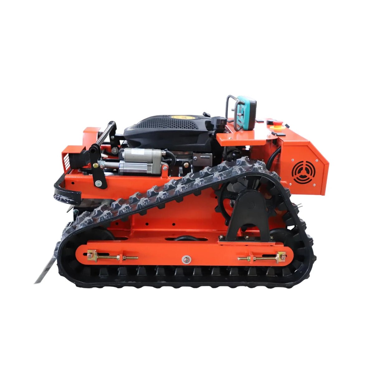 Deepkron Remote Control Track Lawn Mower 31.5 inch Cutting Width Tank Mower