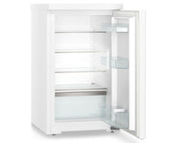 Under Counter Fridge 110L LED Light Touch Control Reversible Door White