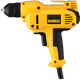 DEWALT 8.0-Amp 3/8 in. Corded Variable Speed Mid-Handle Drill Kit with Case DWD115K