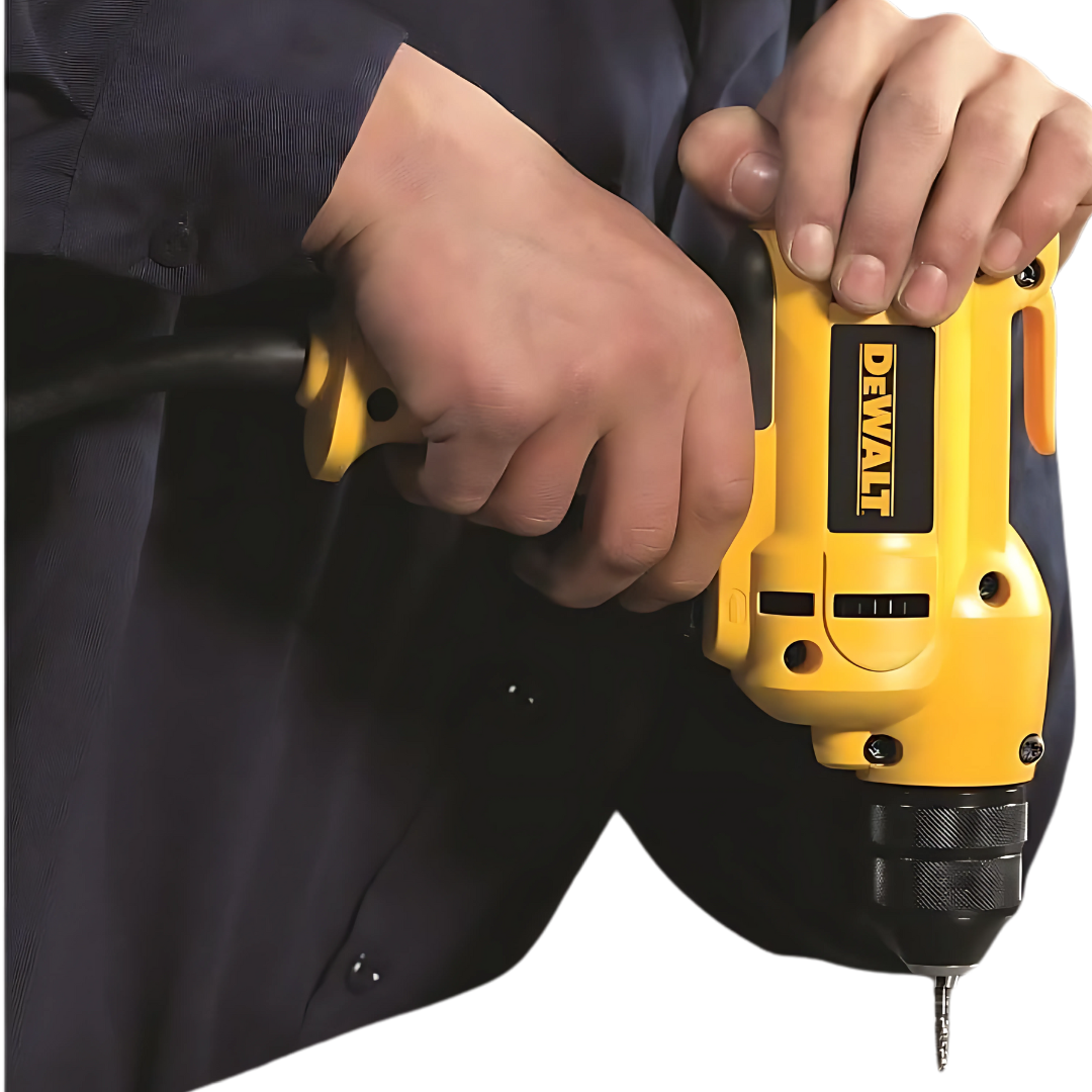 DEWALT 8.0-Amp 3/8 in. Corded Variable Speed Mid-Handle Drill Kit with Case DWD115K