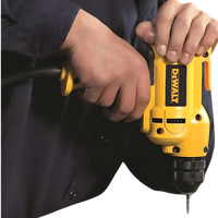 DEWALT 8.0-Amp 3/8 in. Corded Variable Speed Mid-Handle Drill Kit with Case DWD115K