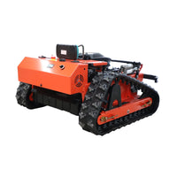 Deepkron Remote Control Track Lawn Mower 31.5 inch Cutting Width Tank Mower