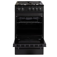 Freestanding Electric Cooker 62L 50cm Black