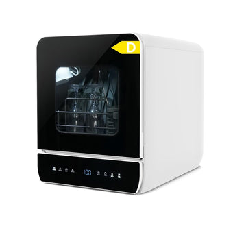 compare product Portable Countertop Dishwasher 7 Programmes 4.8L Tank 3 Place Settings Black