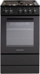 Freestanding Electric Cooker 62L 50cm Black
