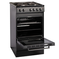 Freestanding Electric Cooker 62L 50cm Black