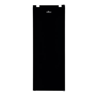 compare product Freestanding Larder Fridge 241L 144Cm Reversible Door Mark-Proof Finish Black