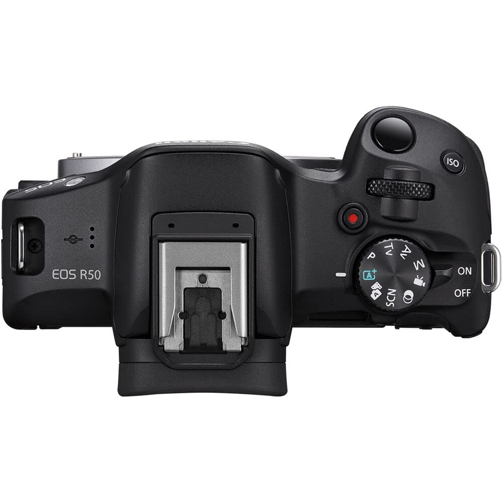 Canon EOS R50 Mirrorless Camera with 18-45mm & 55-210mm Double Lens Bundle