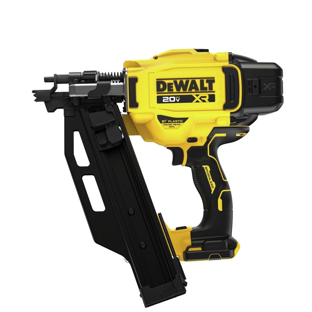 DEWALT 20V MAX 21-Degree Cordless Framing Nailer, Tool Only