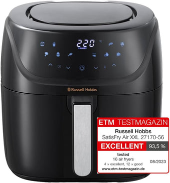 compare product Digital Air Fryer 8L 10 Preset Programmes 220°C Black