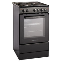 Freestanding Electric Cooker 62L 50cm Black