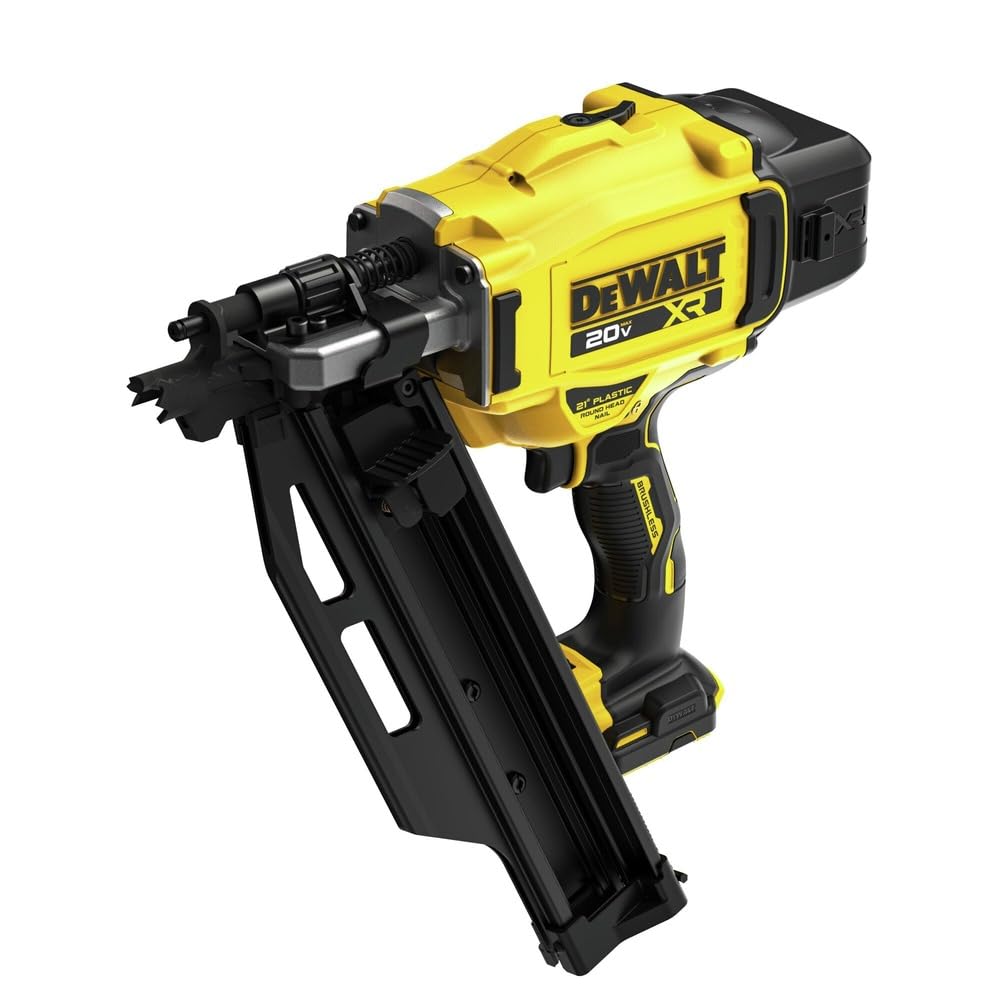 DEWALT 20V MAX 21-Degree Cordless Framing Nailer, Tool Only