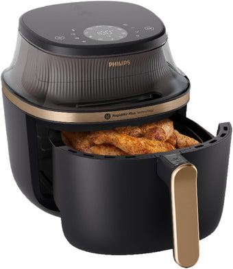 compare product Air Fryer 7.2L 2000W 16-in-1 RapidAir Plus Cooking Window Black