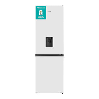 compare product Freestanding Fridge Freezer 304L Total No Frost Water Dispenser White