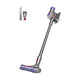 Cordless Stick Vacuum Cleaner 130 AW 40 Min Runtime Silver/Nickel