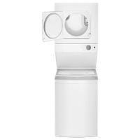 Whirlpool WET4024HW 24 inch White Electric Washer/Dryer Stacked Laundry Center