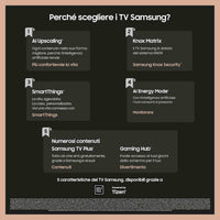 Smart TV 98" UE98DU9070UXZT, Crystal UHD 4K, Motion Xcelerator 120Hz, Airslim Design, DVBT-2, Q-Symphony & Adaptive Sound, Built-In with Bixby, comp with Alexa and Google Assistant, Black 2024