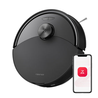 compare product Robot Vacuum Cleaner with Mop 10,000 Pa Suction Dual Anti-Tangle Brushes Black