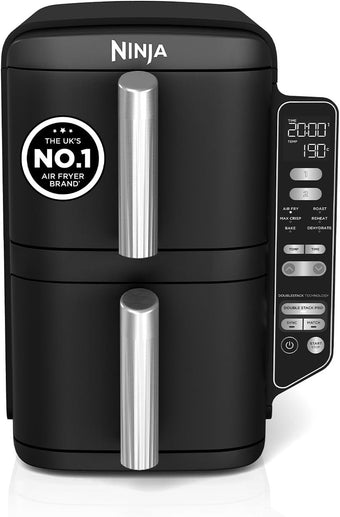 compare product Double Stack Air Fryer 7.6L 2470W 6 Functions Black