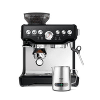 Bean To Cup Coffee Machine 16 Grind Settings 15 Bar Pump PID Temp Control Brushed Stainless Steel