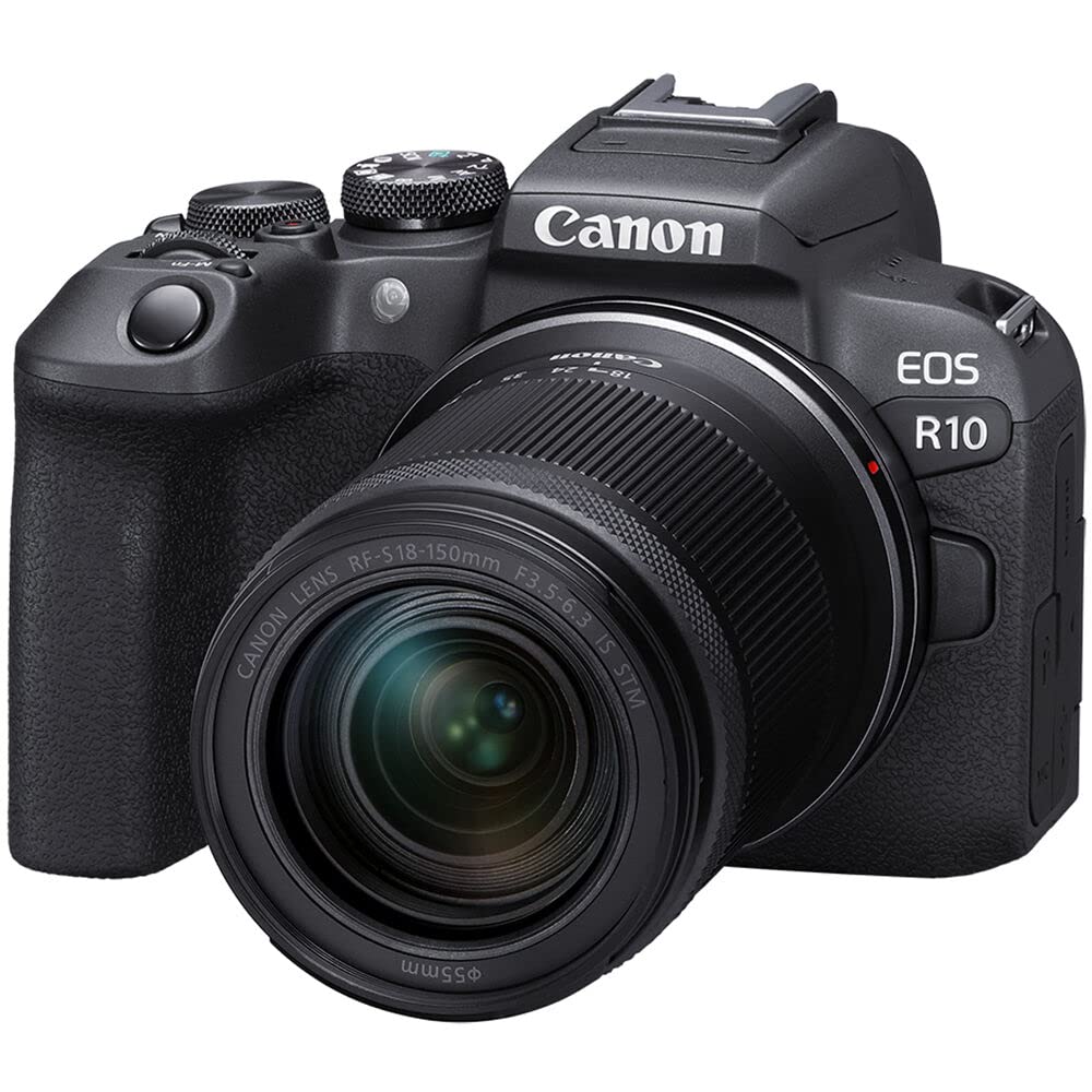 Canon EOS R10 Mirrorless Camera with 18-150mm & 75-300mm Lenses Bundle