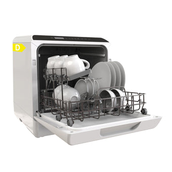 compare product Table Top Dishwasher 5 Place Settings 5L Tank 6 Programmes White