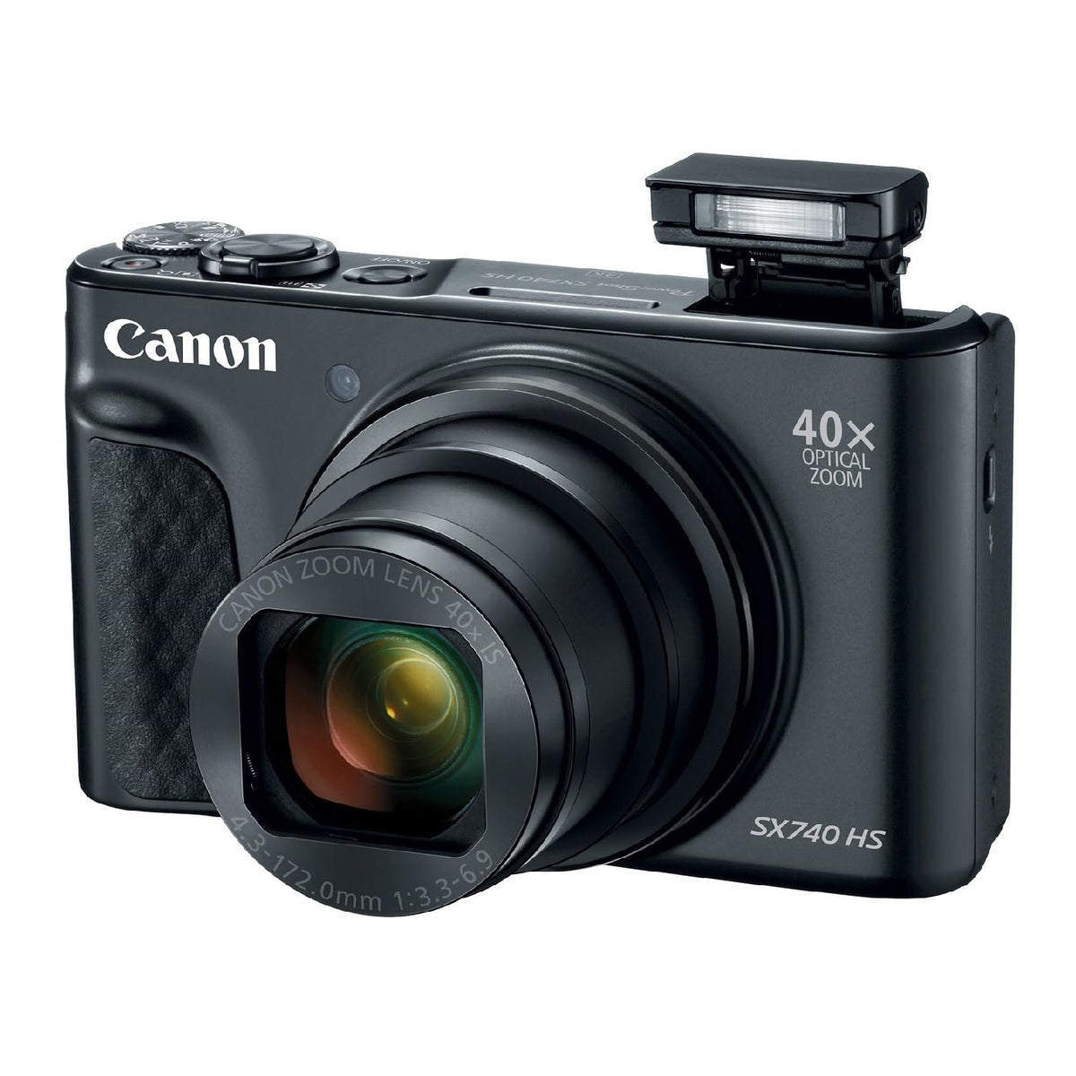 Canon PowerShot SX740 HS Digital Camera (Black)