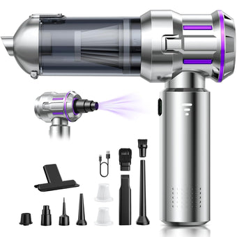compare product Handheld Vacuum Cleaner 22000Pa 3 Speed Brushless Motor Cordless Silver