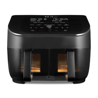 compare product Dual Basket Air Fryer 7.6L 1700W 8 Functions Black