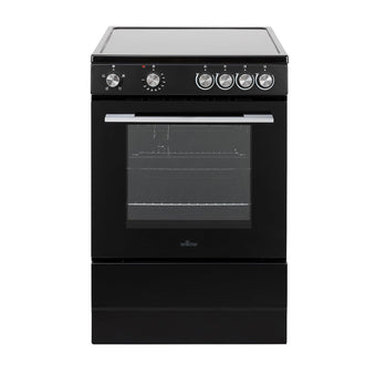 compare product Freestanding Electric Single Cavity Cooker 68L 4 Ceramic Hobs Black