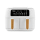 Air Fryer 8L Dual Basket 13 Presets Match Cook White