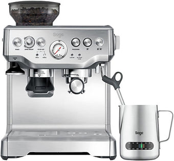 compare product Bean To Cup Coffee Machine 16 Grind Settings 15 Bar Pump PID Temp Control Brushed Stainless Steel