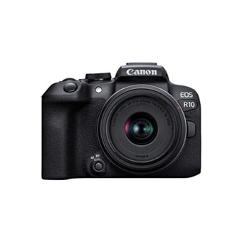 compare product Canon EOS R10 Mirrorless Camera with RF-S 18-45mm Lens