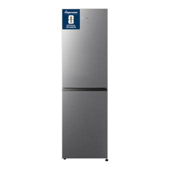 compare product Freestanding Fridge Freezer 252L 50/50 No Frost LED Silver