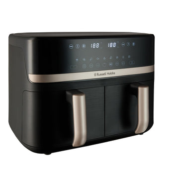 compare product Dual Air Fryer 9L 2800W Dual Basket Touch Control Black