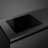 Induction Hob With 3 Heating Zones 7200W 60cm Black