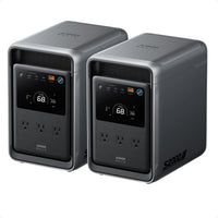 Anker SOLIX S2000 Portable Power Station, 2-Pack