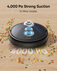 Robot Vacuum And Mop 4000Pa Suction 120 Min Black