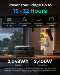 Anker SOLIX C2000 Gen 2 Power Station with 400W Bifacial Solar Panel