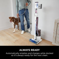 Cordless Stick Vacuum Cleaner 60 Mins Auto-Empty System Anti Hair Wrap Cloudy Blue