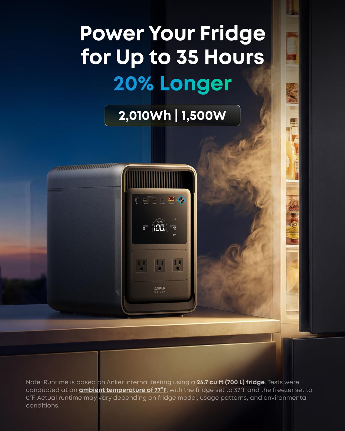 Anker SOLIX S2000 Portable Power Station, 2-Pack