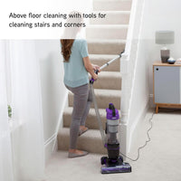Upright Vacuum Cleaner 820W Bagless Multi-Cyclonic Lightweight Purple