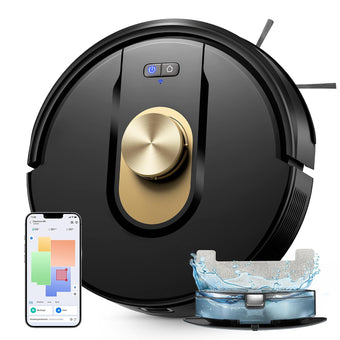 compare product Robot Vacuum And Mop 8000Pa LiDAR Navigation 150 Min Black